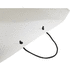 Käsintehty integra-paperikassi 170 g/m2 muovikahvoilla  XXL, valkoinen, musta lisäkuva 5
