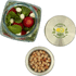Lechug salaattikulho kierrätyslasista, läpikuultava-valkoinen lisäkuva 1