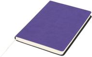 Liberty-muistivihko, pehmeä pinta, violetti liikelahja logopainatuksella