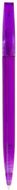 London-kuulakärkikynä, violetti liikelahja logopainatuksella