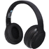 Loop Bluetooth®-kuulokkeet kierrätetystä muovista, musta liikelahja logopainatuksella