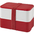 MIYO kaksikerroksinen eväsrasia, valkoinen, punainen liikelahja logopainatuksella