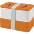 MIYO kaksikerroksinen eväsrasia, valkoinen, oranssi lisäkuva 1