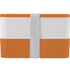 MIYO kaksikerroksinen eväsrasia, valkoinen, oranssi lisäkuva 2