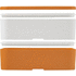 MIYO kaksikerroksinen eväsrasia, valkoinen, oranssi lisäkuva 6
