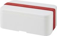 MIYO yksikerroksinen eväsrasia, valkoinen, punainen liikelahja logopainatuksella