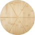 Mangiary pizza-alusta bambusta ja välineet, luonnollinen lisäkuva 4