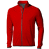 Mani miesten performance fleecetakki, vetoketjullinen, punainen liikelahja logopainatuksella