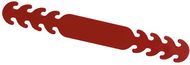 Maskin pidike, punainen liikelahja logopainatuksella
