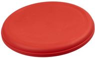 Max muovinen koiran frisbee, punainen liikelahja logopainatuksella