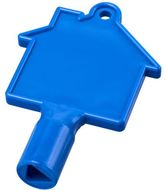 Maximilian talonmuotoinen yleisavain, sininen liikelahja logopainatuksella