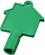 Maximilian talonmuotoinen yleisavain, vihreä liikelahja logopainatuksella