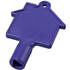 Maximilian talonmuotoinen yleisavain, violetti liikelahja logopainatuksella