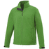 Maxson miesten softshelltakki, vihreä-saniainen liikelahja logopainatuksella