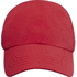 Mica 6-paneelinen GRS-kierrätetty coolfit lippalakki, punainen lisäkuva 2