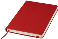 Moleskine Classic L -muistikirja, kovakantinen - tavallinen, punaruskea liikelahja logopainatuksella