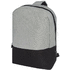 Mono-reppu kannettavalle tietokoneelle, 15,6" 8L, harmaa, musta liikelahja logopainatuksella