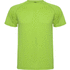 Montecarlo lasten lyhythihainen urheilu-t-paita, kalkinvihreä liikelahja logopainatuksella