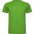 Montecarlo lasten lyhythihainen urheilu-t-paita, vihreä-saniainen liikelahja logopainatuksella