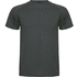 Montecarlo miesten lyhythihainen urheilu-t-paita, lyijyharmaa liikelahja logopainatuksella