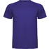 Montecarlo miesten lyhythihainen urheilu-t-paita, malva liikelahja logopainatuksella