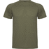 Montecarlo miesten lyhythihainen urheilu-t-paita, sotilaallinen-vihreä liikelahja logopainatuksella