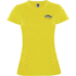 Montecarlo naisten lyhythihainen urheilu-t-paita, keltainen lisäkuva 1
