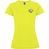 Montecarlo naisten lyhythihainen urheilu-t-paita, neon-keltainen lisäkuva 1