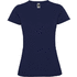 Montecarlo naisten lyhythihainen urheilu-t-paita, tummansininen liikelahja logopainatuksella