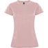 Montecarlo naisten lyhythihainen urheilu-t-paita, vaaleanpunainen liikelahja logopainatuksella