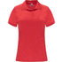 Monzha naisten lyhythihainen urheilupoolopaita, punainen liikelahja logopainatuksella