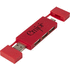 Mulan Kaksois USB 2.0 -hubi, punainen lisäkuva 1