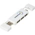 Mulan Kaksois USB 2.0 -hubi, valkoinen lisäkuva 1