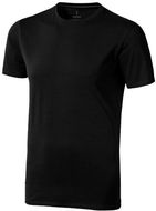 Nanaimo miesten lyhythihainen t-paita, musta liikelahja logopainatuksella
