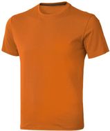 Nanaimo miesten lyhythihainen t-paita, oranssi liikelahja logopainatuksella