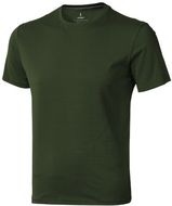 Nanaimo miesten lyhythihainen t-paita, sotilaallinen-vihreä liikelahja logopainatuksella