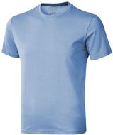 Nanaimo miesten lyhythihainen t-paita, vaaleansininen liikelahja logopainatuksella