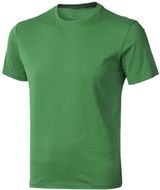 Nanaimo miesten lyhythihainen t-paita, vihreä-saniainen liikelahja logopainatuksella