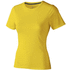 Nanaimo naisten lyhythihainen t-paita, keltainen liikelahja logopainatuksella