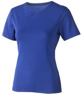 Nanaimo naisten lyhythihainen t-paita, sininen liikelahja logopainatuksella