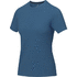 Nanaimo naisten lyhythihainen t-paita, sininen-teräs liikelahja logopainatuksella