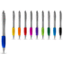 Nash-kuulakärkikynä, hopeanvärinen runko ja värillinen varsi, hopea, musta lisäkuva 3
