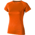 Niagara naisten lyhythihainen tyköistuva t-paita, oranssi liikelahja logopainatuksella