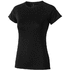 Niagara naisten lyhythihainen tyköistuva t-paita, musta liikelahja logopainatuksella