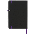 Noir-muistivihko, keskikokoinen, musta, violetti lisäkuva 4