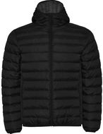 Norway miesten lämpöeristetty takki, musta liikelahja logopainatuksella