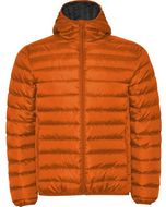 Norway miesten lämpöeristetty takki, vermillion-oranssi liikelahja logopainatuksella