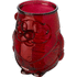 Nouel-tuikkukuppi, kierrätyslasia, läpikuultava-punainen liikelahja logopainatuksella