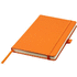 Nova-muistikirja, sidottu, koko A5, oranssi liikelahja logopainatuksella