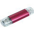 OTG USB Alumiini, punainen liikelahja logopainatuksella